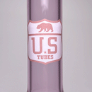 US Tubes - 15" Straight Fixed Circ 38x5 - Pink Neck - White & Pink Highway Label - The Cave