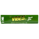 Vibes - King Size Slim Organic Hemp - 33 Paper Booklet w/ Tips - 24 Pack Box - The Cave