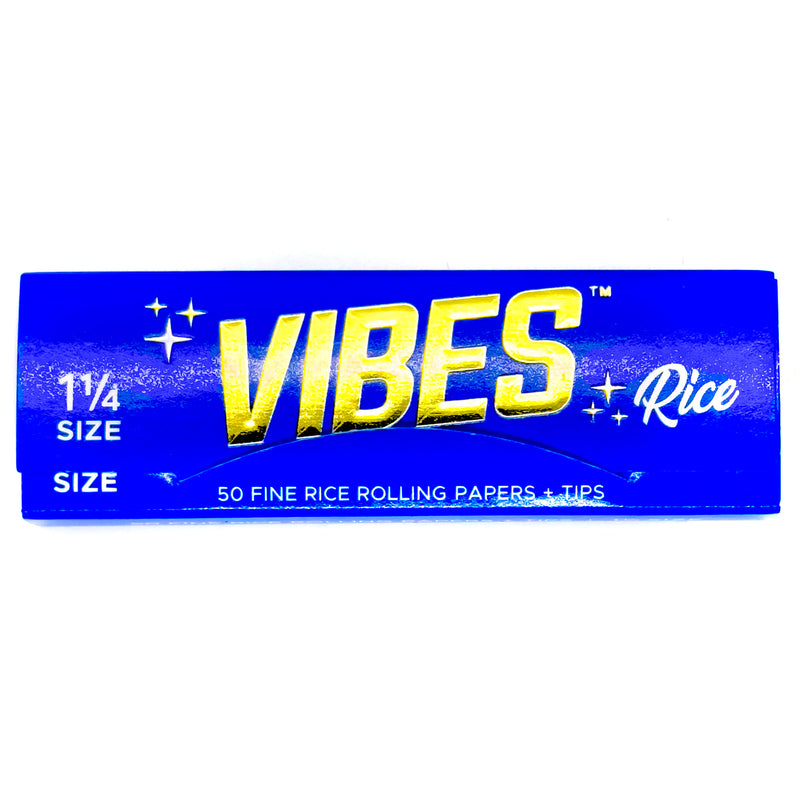 Vibes - 1.25 Rice - 50 Paper Booklet w/ Tips - Single Pack - The Cave