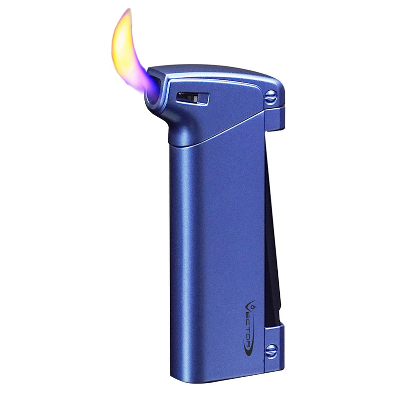 Vector - Aero - Single Soft Flame Lighter - Metallic Blue - The Cave