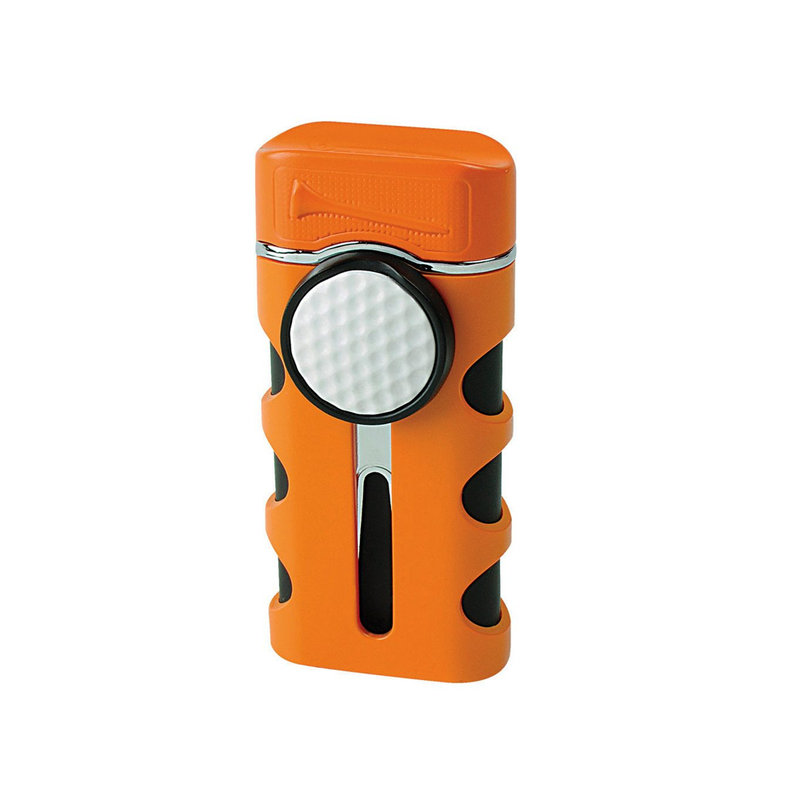 Vector - Caddie - Single Flame Torch Lighter w/ Tools - Orange Matte - The Cave