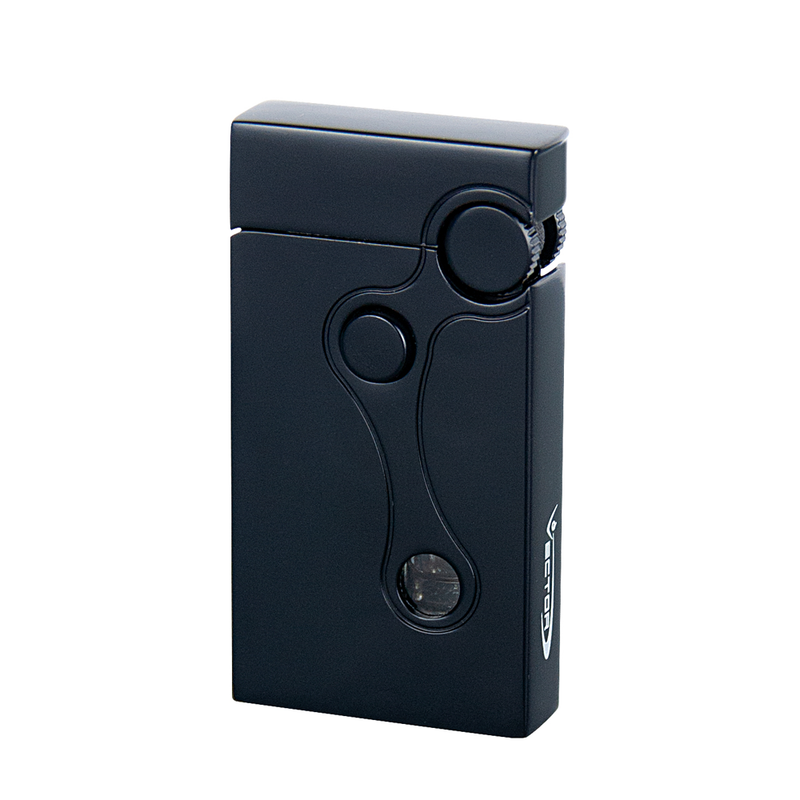 Vector - Elite - Dual Soft & Jet Single Flame Lighter - Black Matte - The Cave