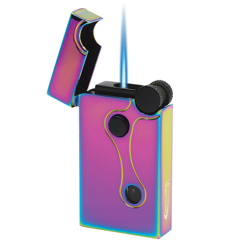 Vector - Elite - Dual Soft & Jet Single Flame Lighter - Prizm - The Cave