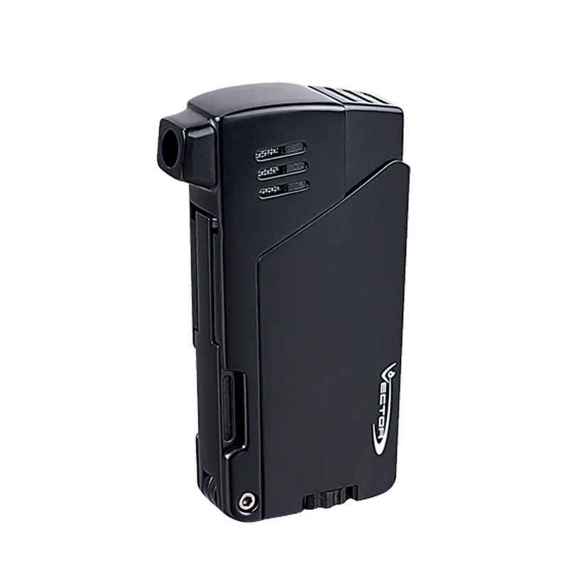 Vector - Gladius - Single Soft Flame Lighter w/ Tools - Black Matte - The Cave