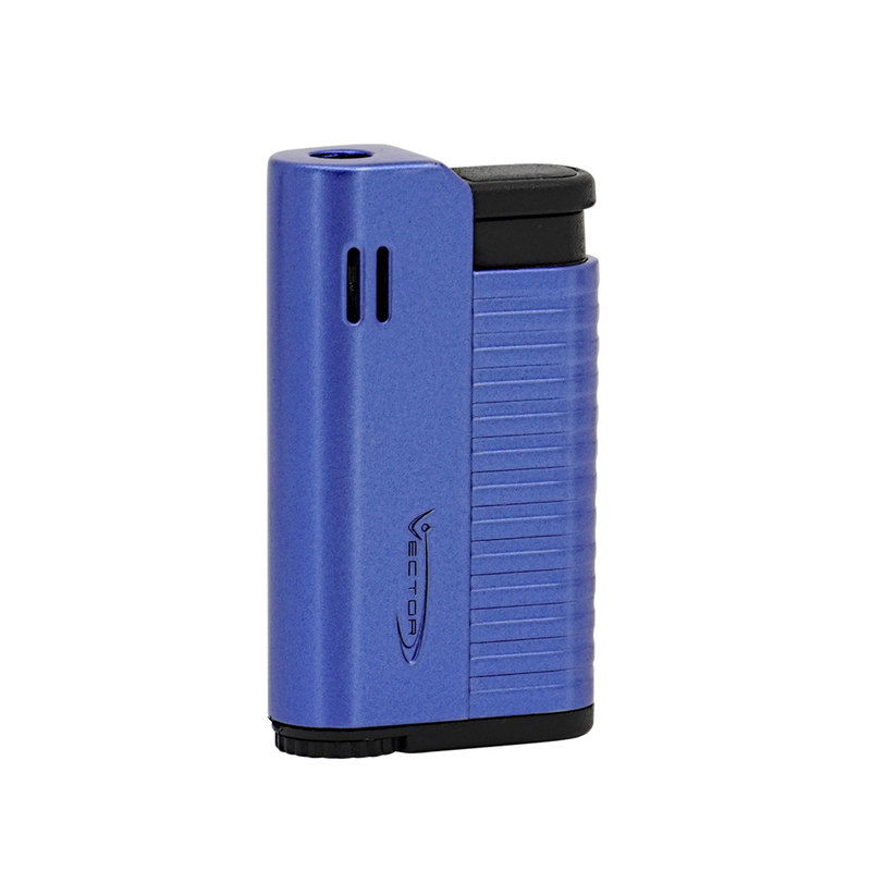 Vector - Hammer - Single Flame Torch Lighter - Metallic Blue - The Cave