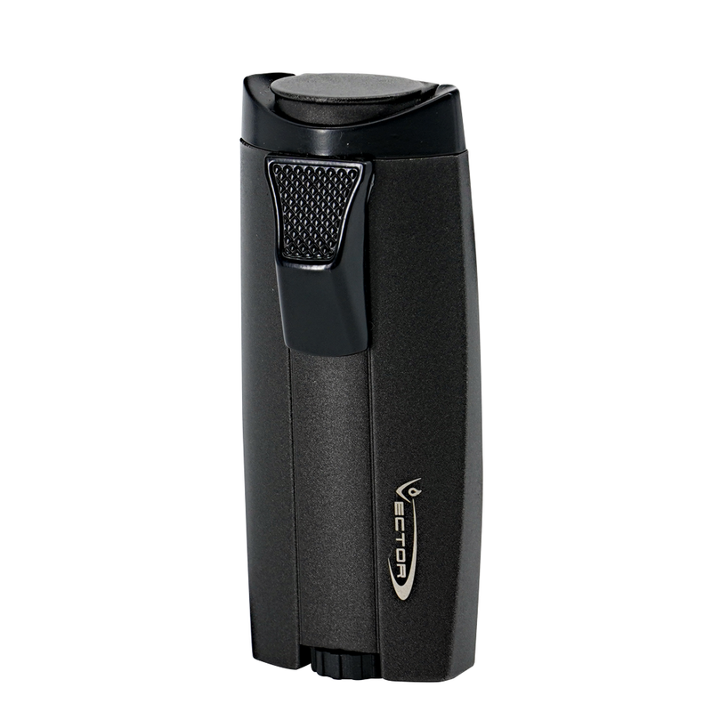 Vector - Legend - Double Flame Torch Lighter - Black Matte - The Cave