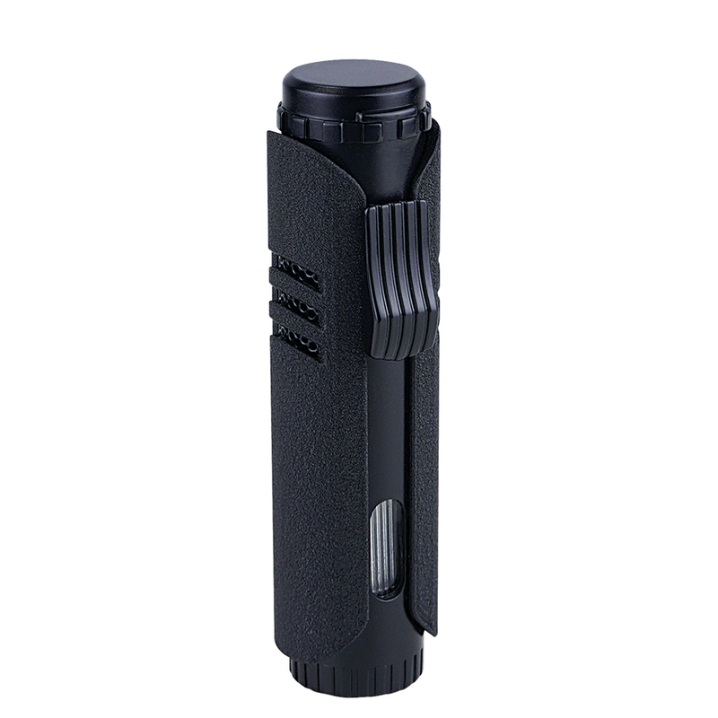 Vector - Maxtech - Single Flame Torch Lighter - Black Crackle Matte - The Cave