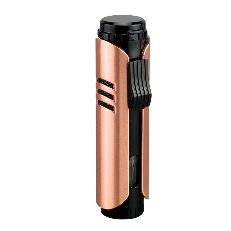 Vector - Maxtech - Single Flame Torch Lighter - Rose Gold Satin - The Cave