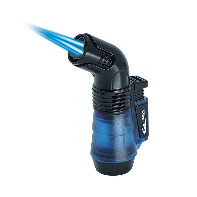 Vector - Maxforce - Triple Flame Torch Lighter - Blue - The Cave