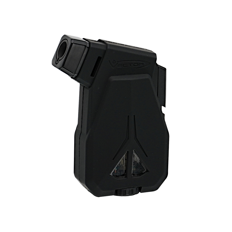 Vector - Speed - Single Flame Torch Lighter - Black - The Cave