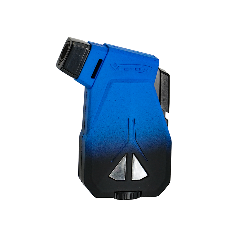 Vector - Speed - Single Flame Torch Lighter - Blue & Black - The Cave