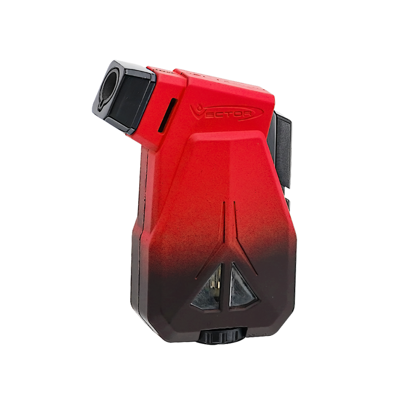 Vector - Speed - Single Flame Torch Lighter - Red & Black - The Cave