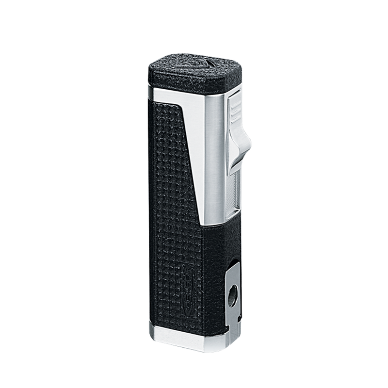 Vector - Urbano - Triple Flame Torch Lighter w/ Punch - Black Crackle Matte - The Cave