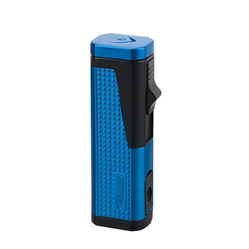 Vector - Urbano - Triple Flame Torch Lighter w/ Punch - Sparkle Blue - The Cave