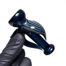Aaron Vigil - Teardrop Chillum - Blue Stardust w/ Black, White, & Blue Linework - The Cave