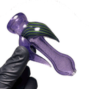 Aaron Vigil - Teardrop Chillum - Purple Rain w/ Blue & Green Linework - The Cave