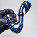 Aaron Vigil - Sherlock - Purple & Blue Linework - The Cave