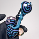 Aaron Vigil - Sherlock - Purple & Blue Linework - The Cave