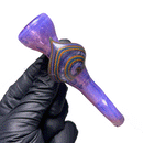Aaron Vigil - Teardrop Chillum - Pink Slyme w/ Rainbow Linework - The Cave