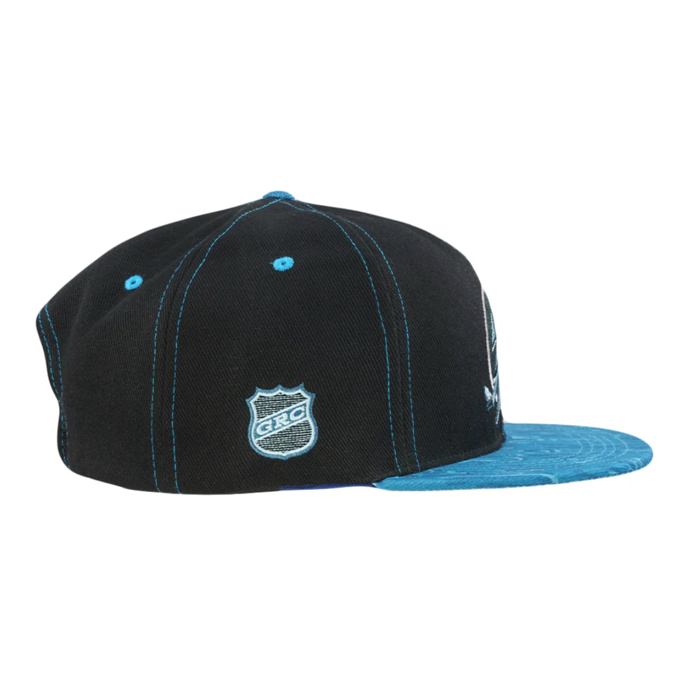 Grassroots - Vincent Gordon Ganja Bay Black Snapback Hat - Small/Medium - The Cave