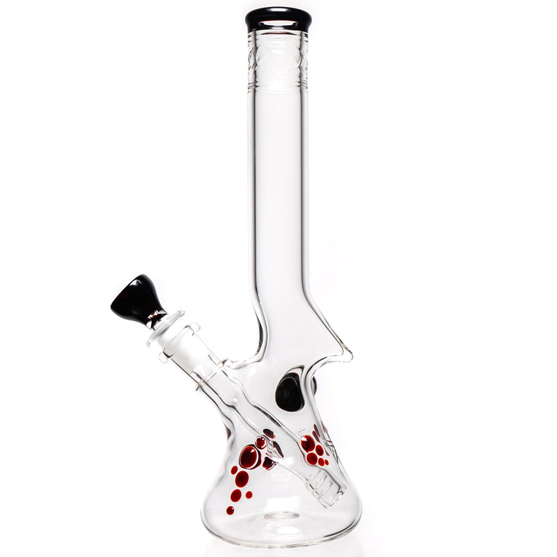 Wil Glass - Mini Beaker - 32x4 - Dragons Blood Accents - The Cave