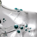 Wil Glass - Beaker - 38x4 - Agua Azul Accents - The Cave