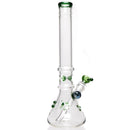 Wil Glass - Beaker - 38x4 - Green Stardust Accents - The Cave