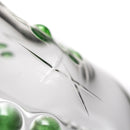 Wil Glass - Beaker - 38x4 - Green Stardust Accents - The Cave