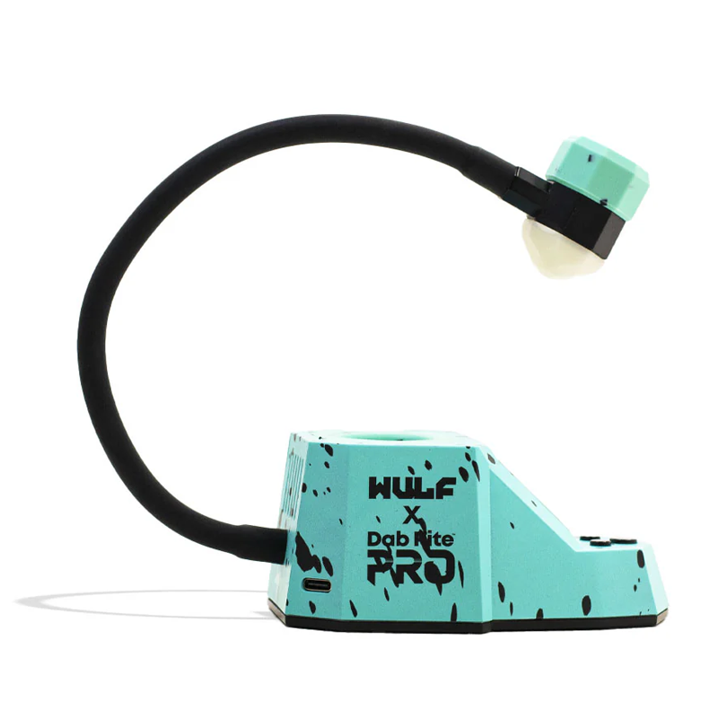 Dab Rite x Wulf - Pro - Digital IR Thermometer - Teal/Black Splatter - The Cave