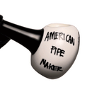 Zach P - Sketch Spoon - White - Black - American Pipe Maker - The Cave