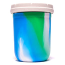 Re:Stash - Ocean Tie Die Jar w/ White Lid - 16oz - The Cave