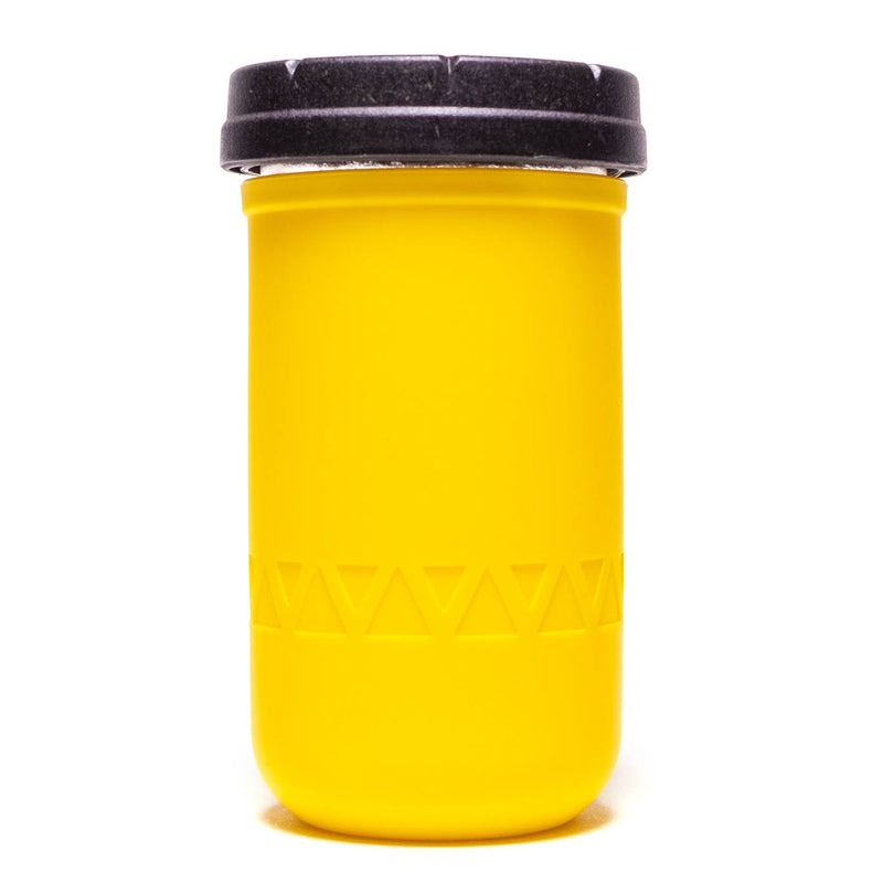 Re:Stash - Yellow Jar w/ Black Lid - 12oz - The Cave
