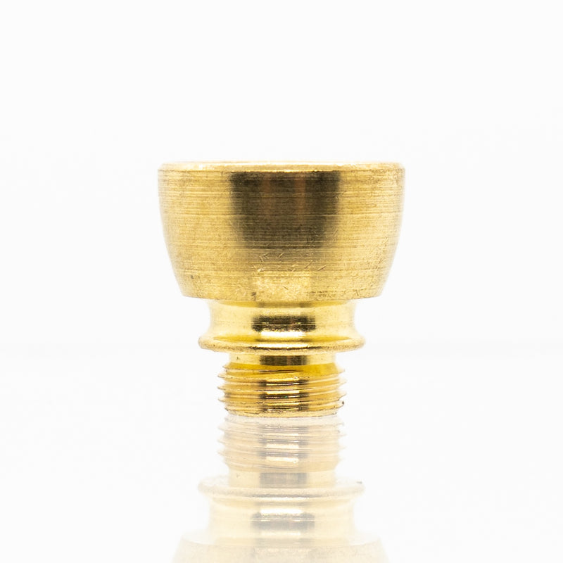 Metal Pipe Bowl - Small - Brass - The Cave