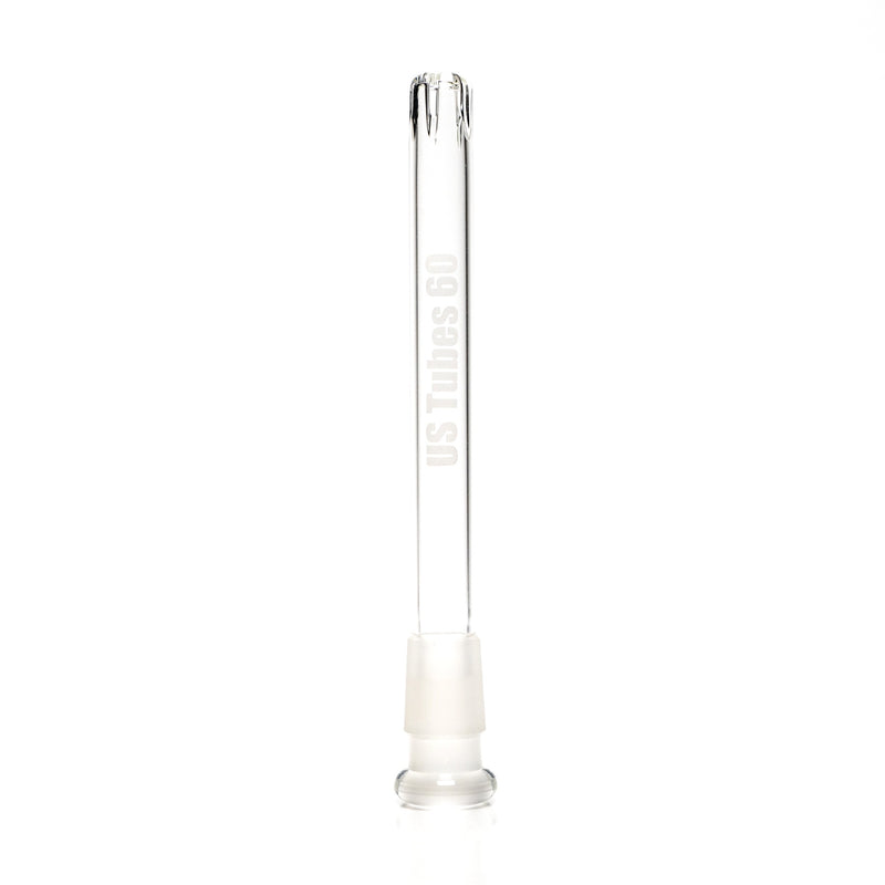 US Tubes - 18/14mm Female 5 Slit Downstem 6" - Clear - The Cave