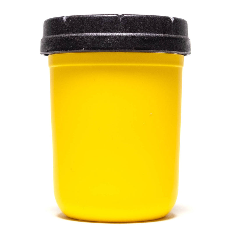 Re:Stash - Yellow Jar w/ Black Lid - 8oz - The Cave