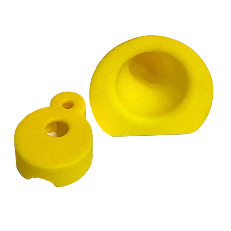 Dab Rite - Replacement Silicone Covers - Yellow - The Cave