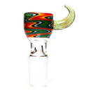 K2 Glass - Worked Snap Slide - 14mm - Fire & Earth Wag w/ CFL Potion Horn - The Cave