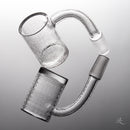 Quave CB - Flat Top Banger Tessellated - XXL - 10mm Male 90º Beveled - The Cave