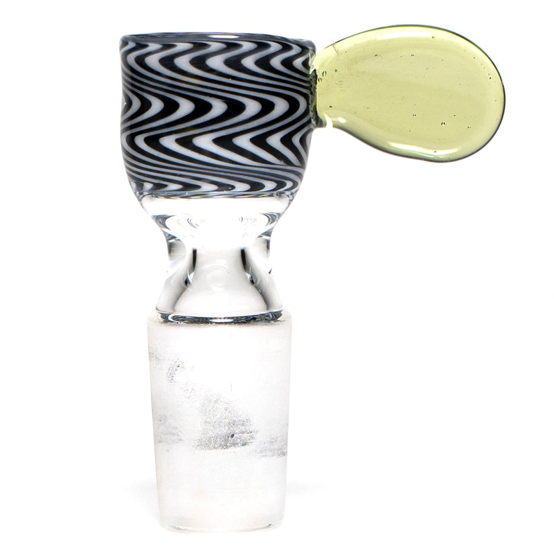 K2 Glass - Worked Snap Slide - 14mm - Jailhouse Wag w/ CFL Potion Handle
