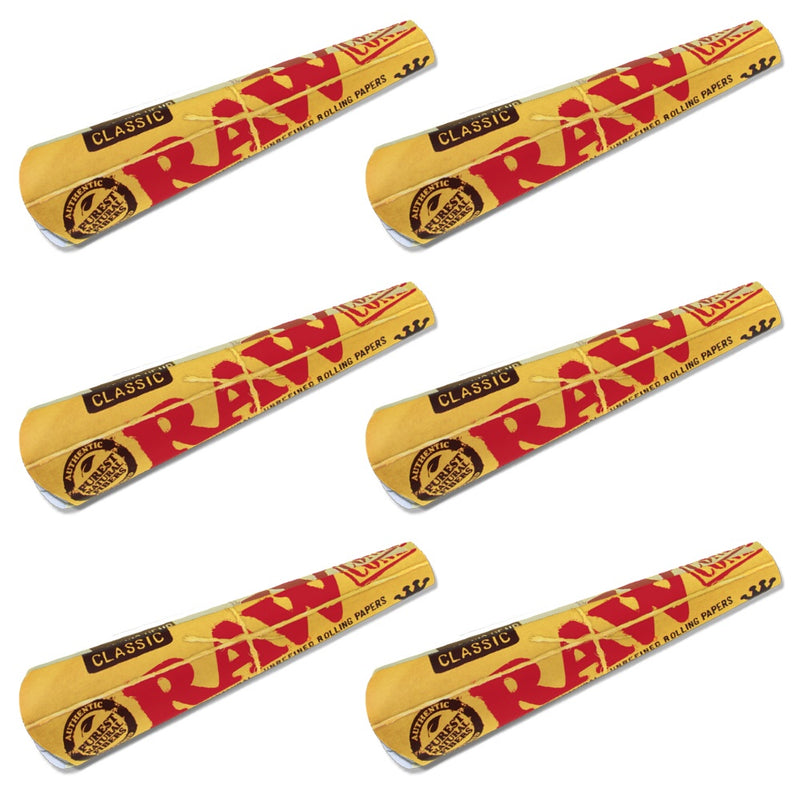 RAW - King Size Classic - 3 Cones - 6 Packs - The Cave