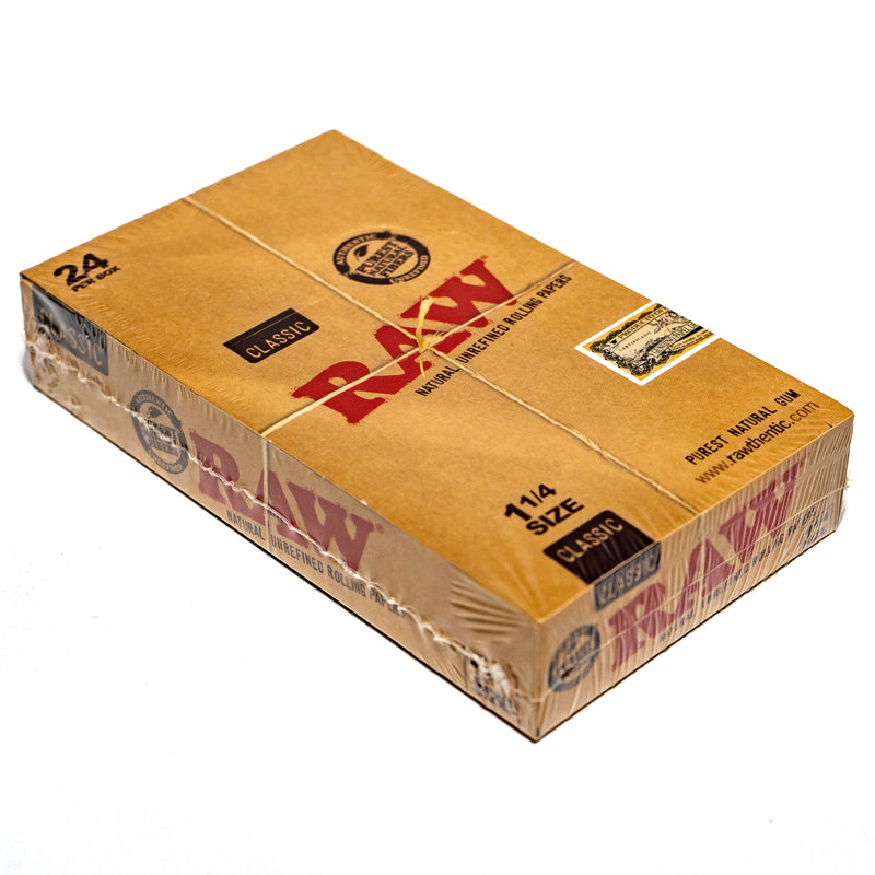 RAW - Classic 1.25 - 50 Papers - 24 Pack Box - The Cave