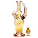 Brando - 10mm Fumed Mini Tube - Dragons Blood - Cane Cluster Millie