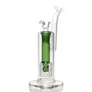 Shooters - Double Slitted Bubbler - Green Accents - The Cave
