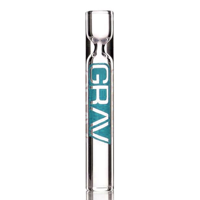 Grav Labs - 12mm Clear Taster - Teal Label - The Cave
