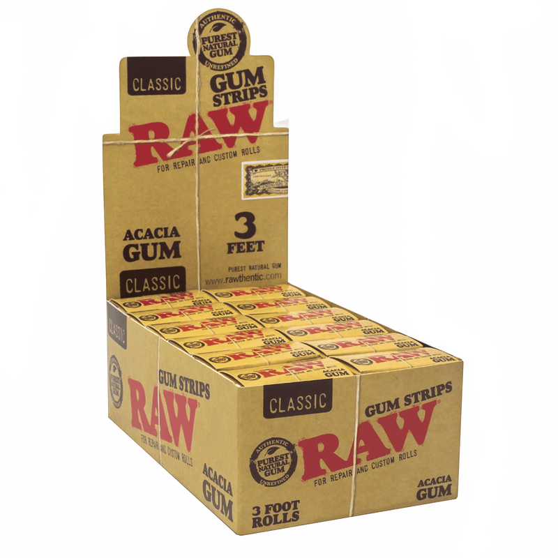 RAW - Gum Seal/Repair Strips - 3 Foot Roll - 24 Pack Box - The Cave