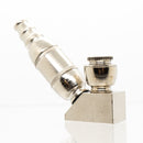 Metal Pipe - Stand Up - Double Chamber - Nickel - The Cave