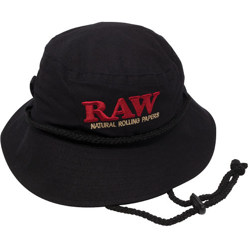 RAW - Smokermans Bucket Hat - Medium - Black - The Cave