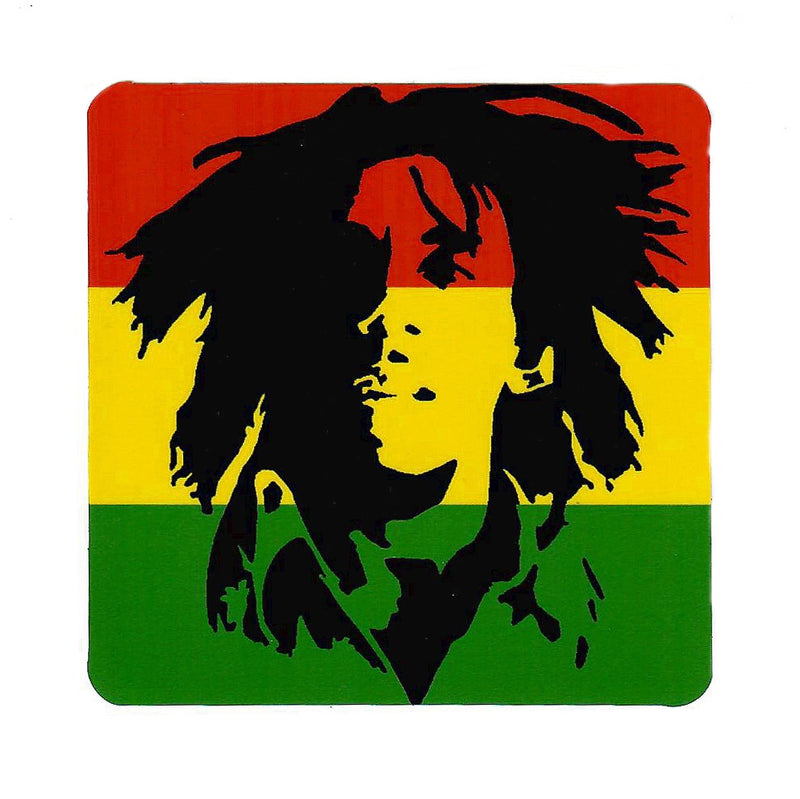 Culture Sticker - Rasta Marley 4x4" - The Cave