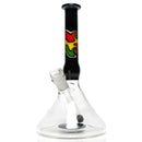 Unity Glassworks - Beaker Tube - Galaxy & Rasta - The Cave