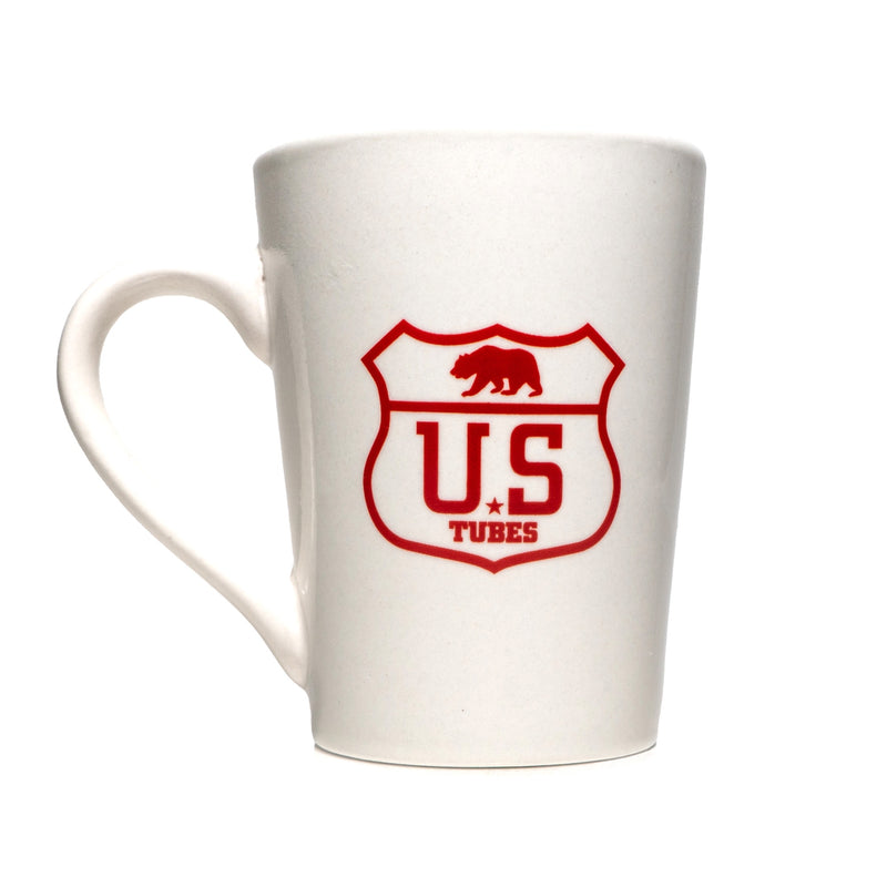 US Tubes - Coffee Mug - Red Highway Label - The Cave